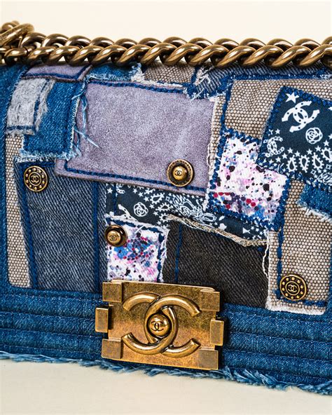 chanel denim patchwork flap bag price|Chanel small flap bag new.